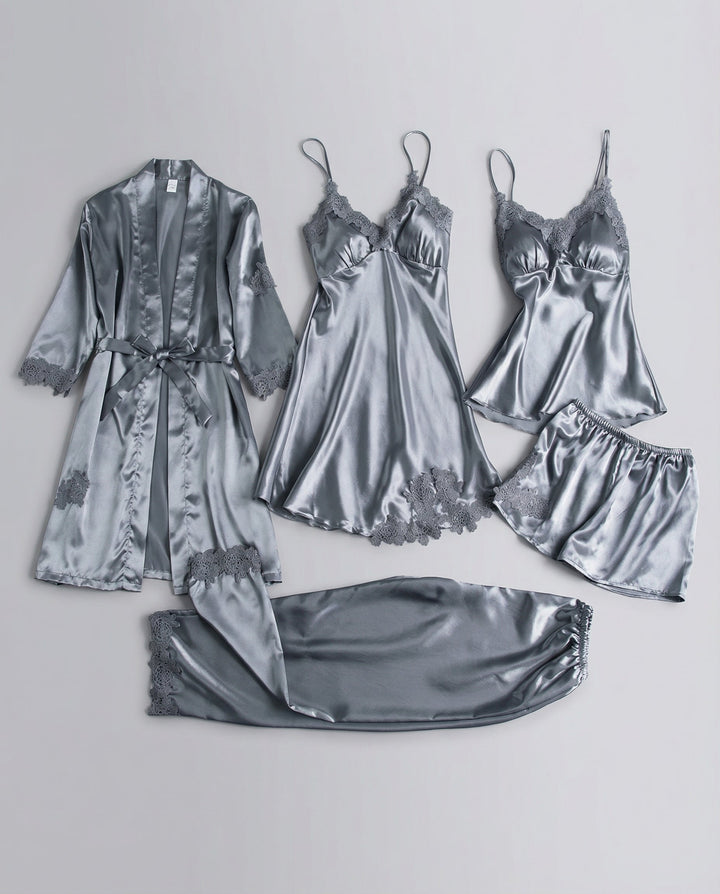 Luxuriöses Seiden Pyjama Set Damen