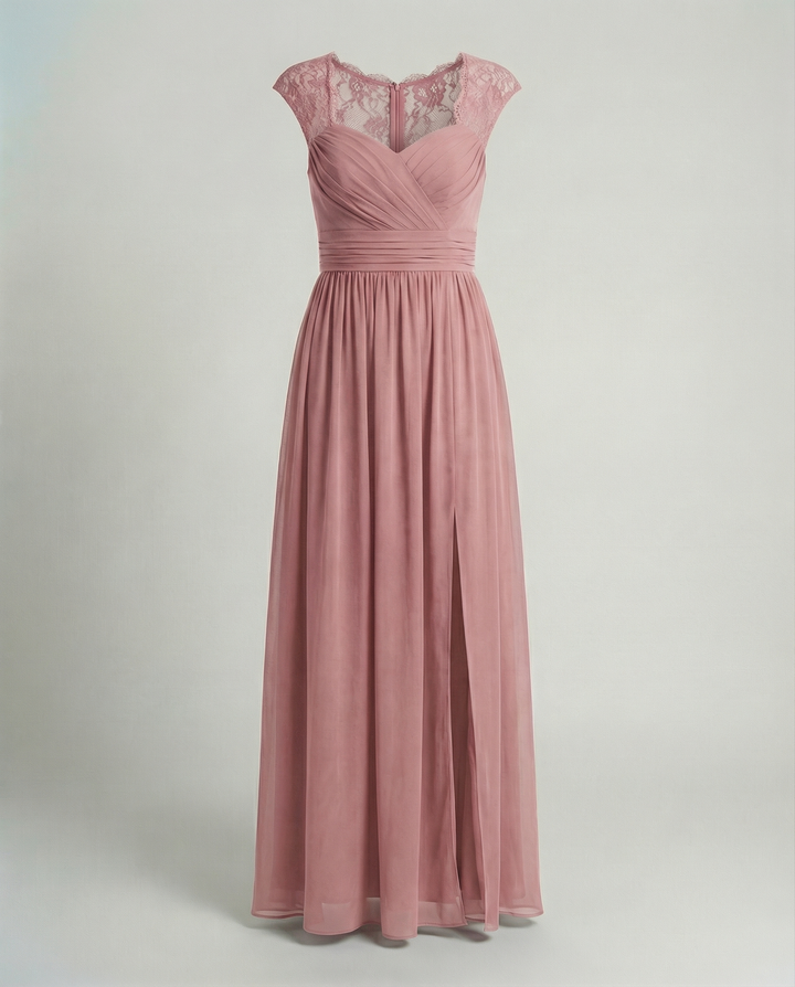 Abendkleid Damen V-Ausschnitt