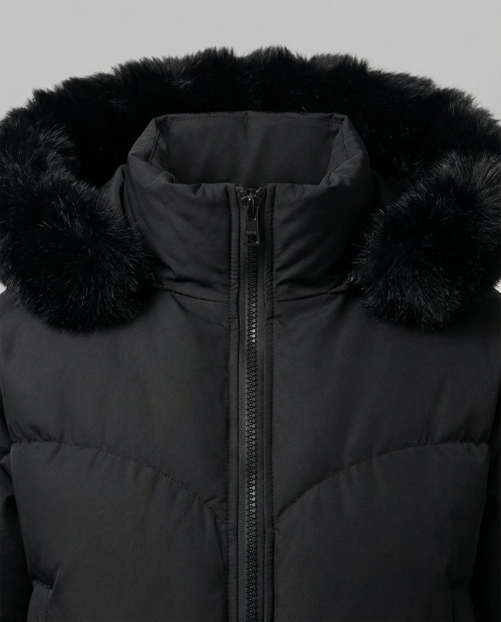 Stylische Warme Cropped Daunenjacke Damen