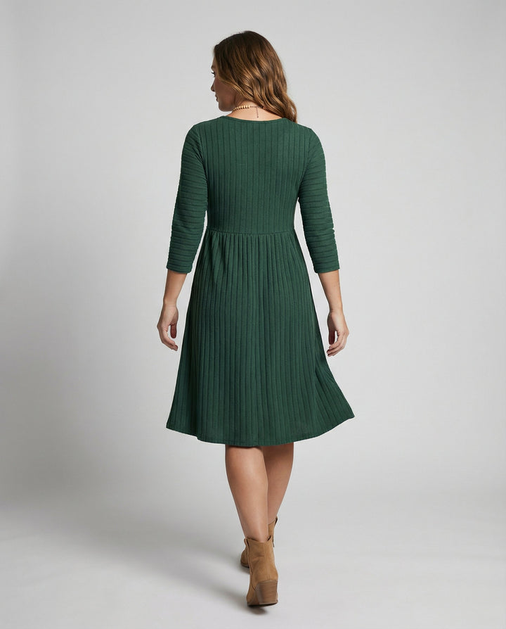 Strickkleid Lange Ärmel Damen