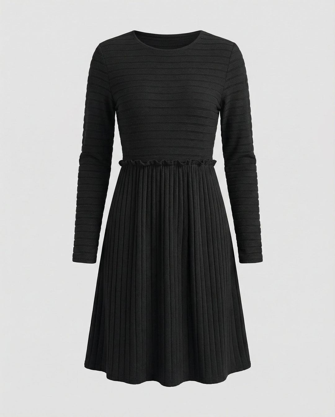 Strickkleid Lange Ärmel Damen