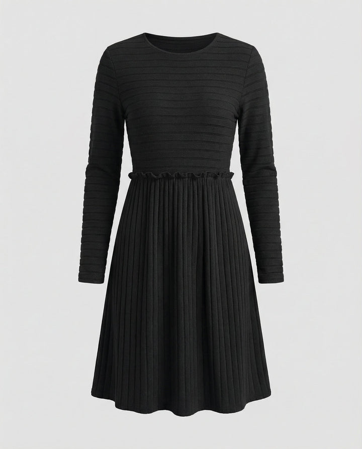 Strickkleid Lange Ärmel Damen