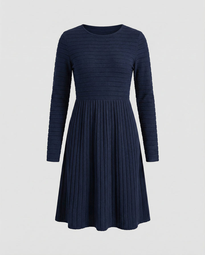 Strickkleid Lange Ärmel Damen
