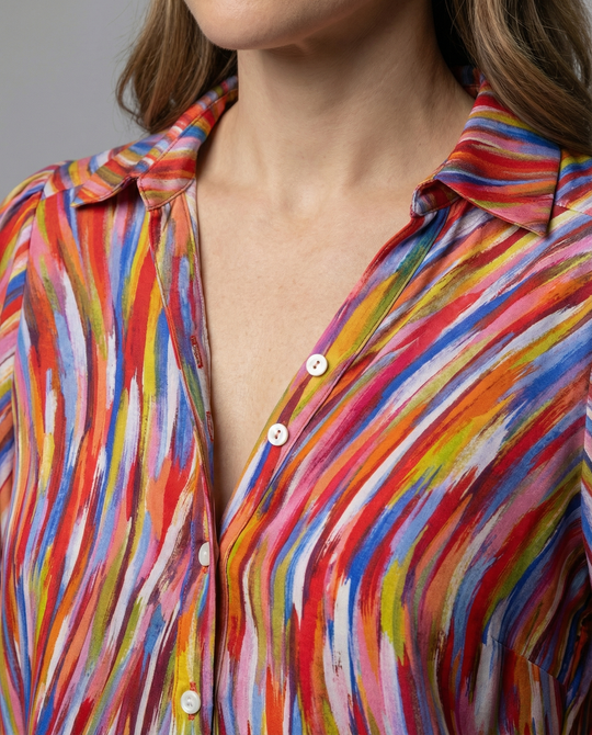 Elegante Boho Bluse Damen