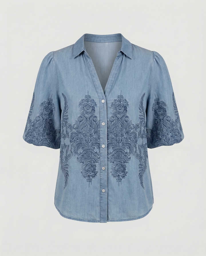 Elegante Boho Bluse Damen