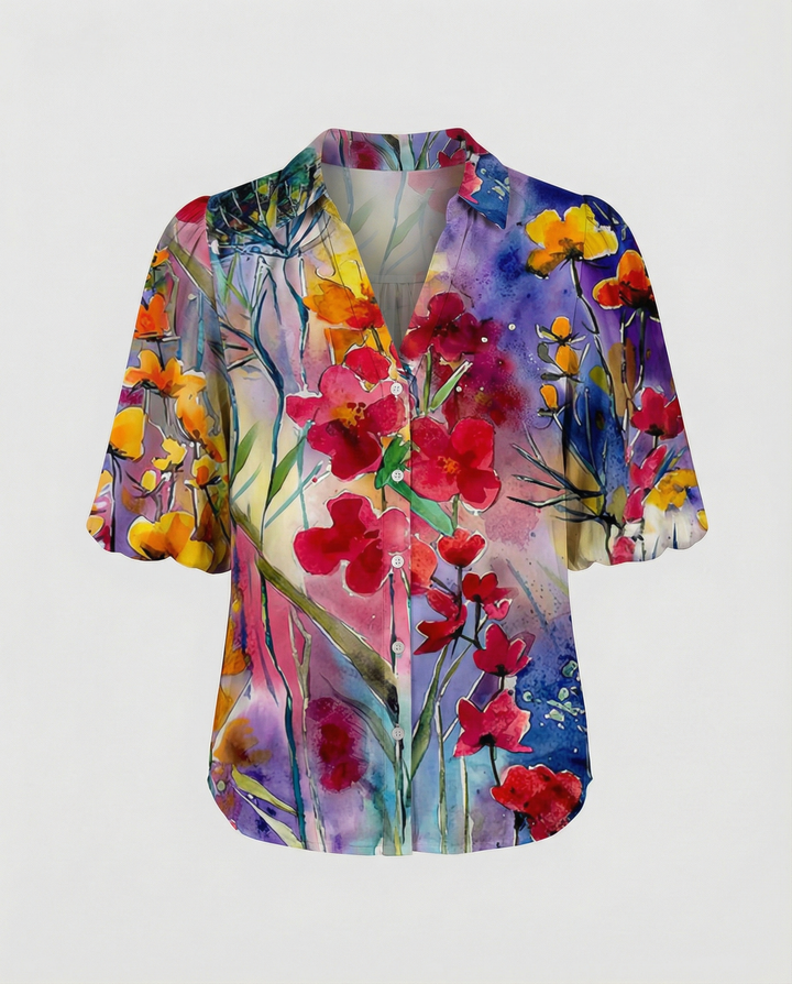 Elegante Boho Bluse Damen