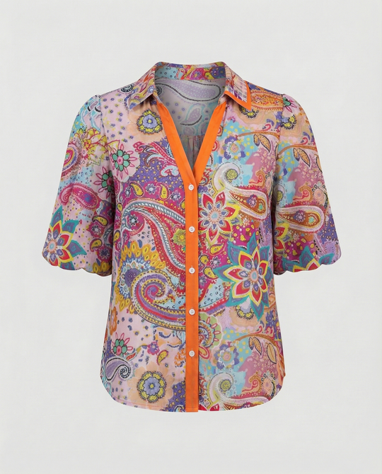 Elegante Boho Bluse Damen