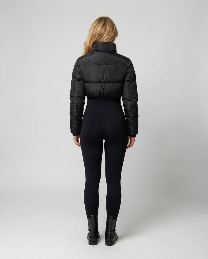 Taillierte Warme Daunenjacke Damen