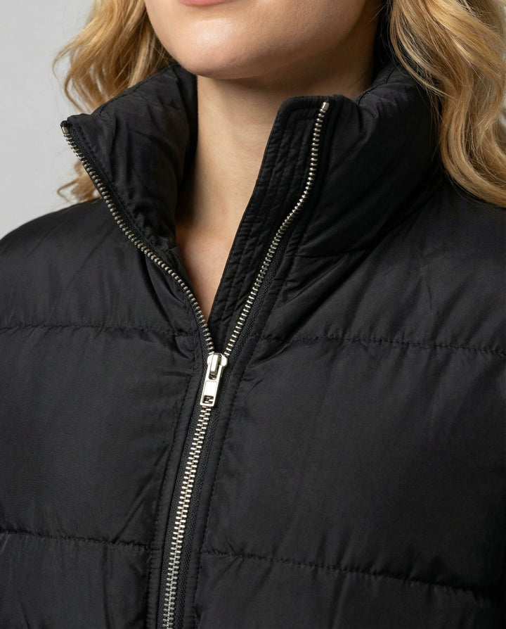 Taillierte Warme Daunenjacke Damen