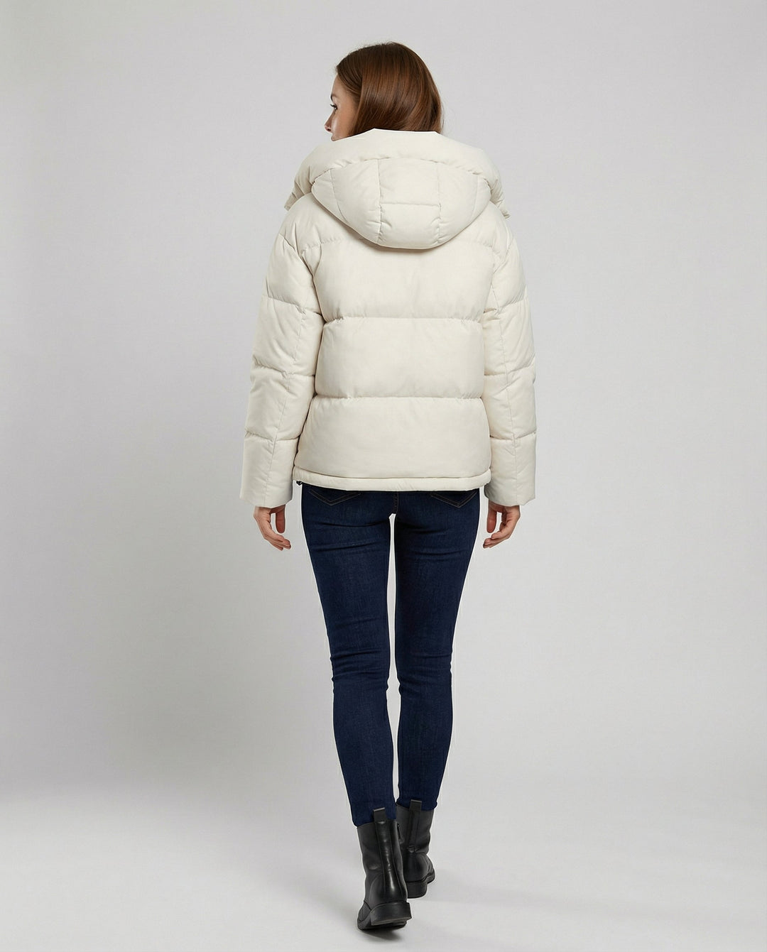 Damen Federdaunenjacke