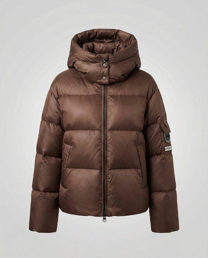 Damen Federdaunenjacke
