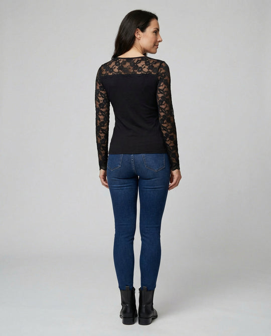Eleganter Damen Spitzen-Bodysuit