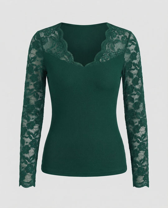 Eleganter Damen Spitzen-Bodysuit