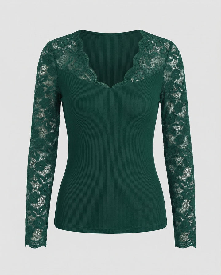 Eleganter Damen Spitzen-Bodysuit