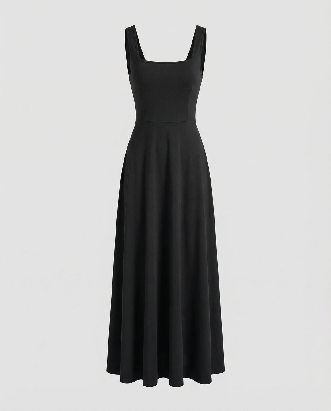 Weiches Quadratisches Maxikleid Damen