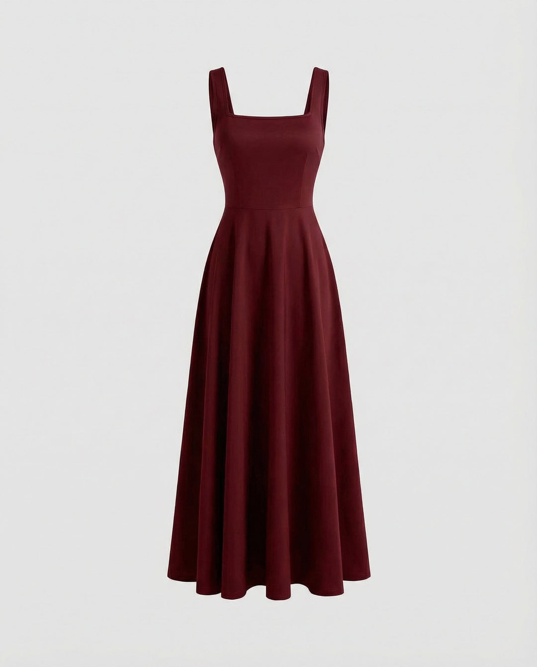 Weiches Quadratisches Maxikleid Damen