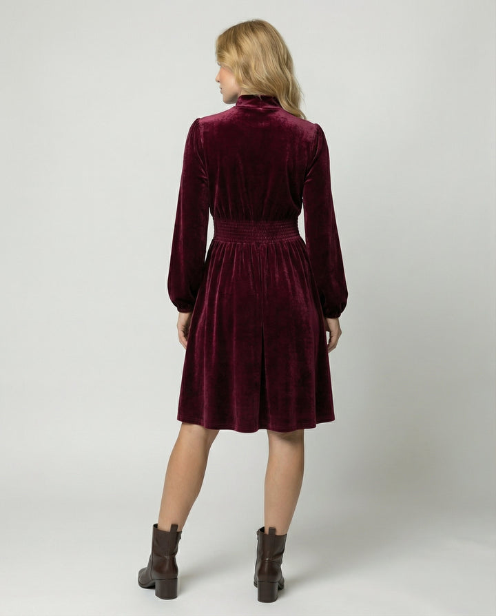 Elegantes Samtkleid Damen