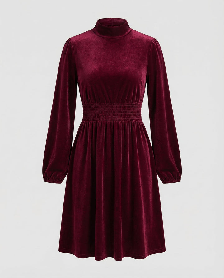 Elegantes Samtkleid Damen