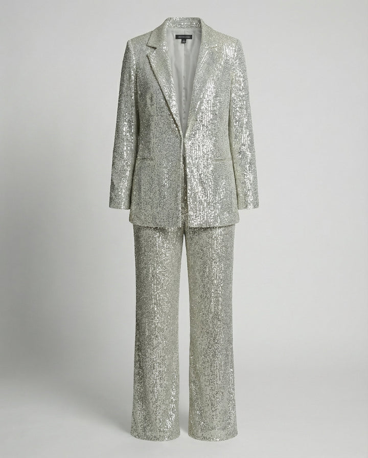 Glitzernder Eleganter Blazeranzug Damen