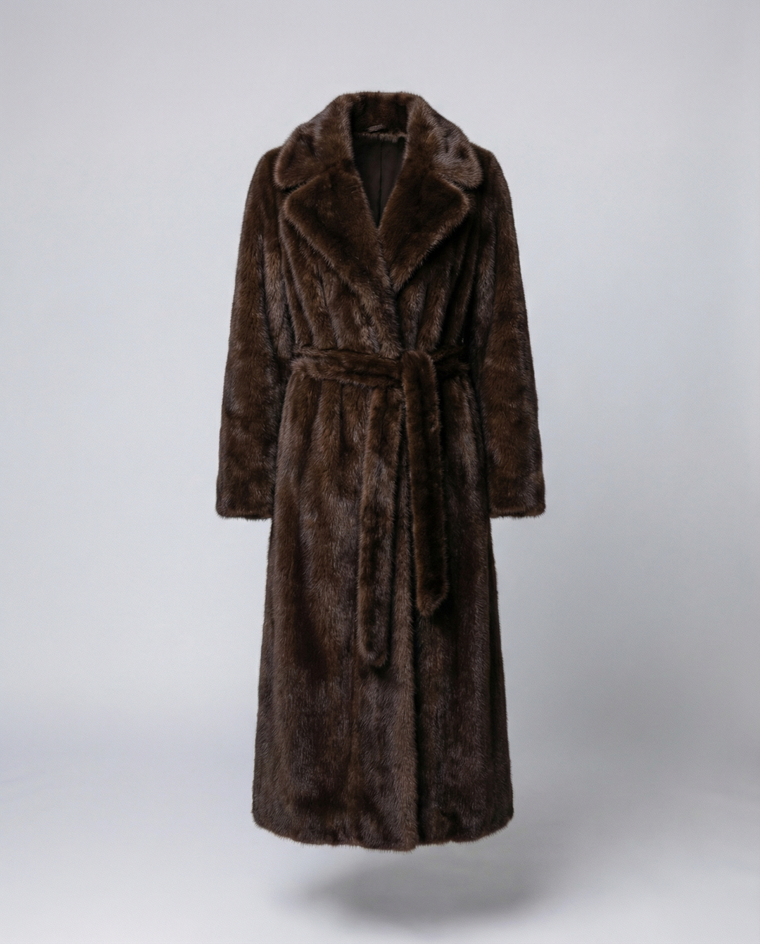 Luxuriöser Damen Kunstpelzmantel Winter