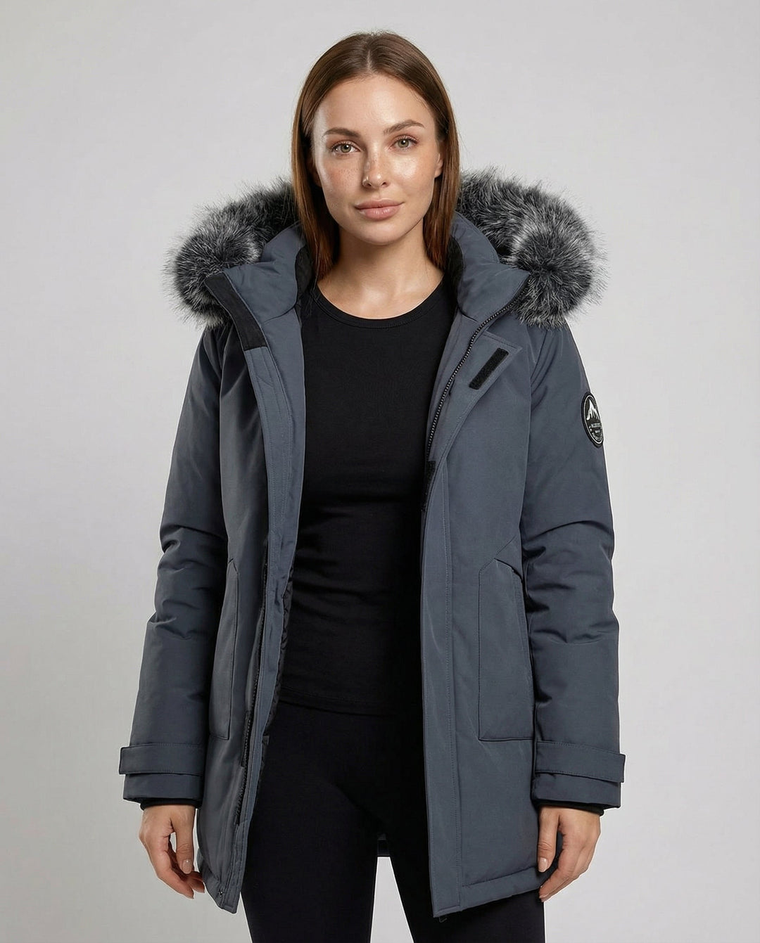 Warmer Winterparka Damen Kapuze | Nord Taschen