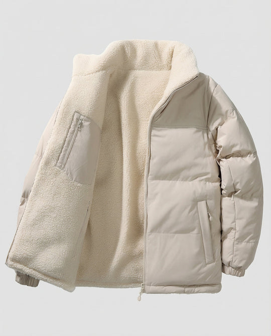 Gefütterte Damen Steppjacke Winter