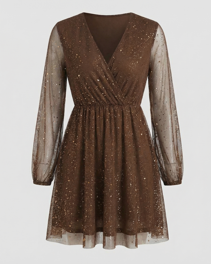 Schimmerndes Cocktailkleid Damen