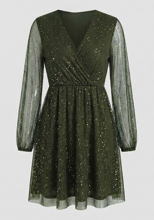 Schimmerndes Cocktailkleid Damen