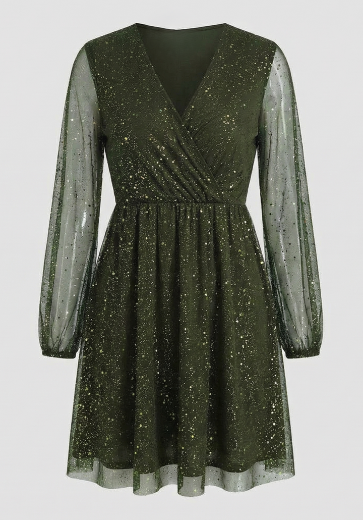 Schimmerndes Cocktailkleid Damen