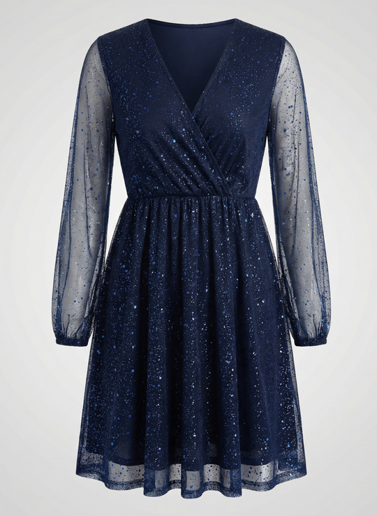 Schimmerndes Cocktailkleid Damen