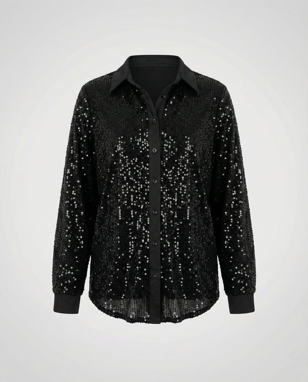 Glitzernde Damen Paillettenbluse