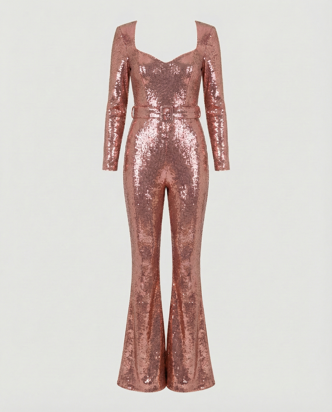 Glamouröser Pailletten Jumpsuit Damen