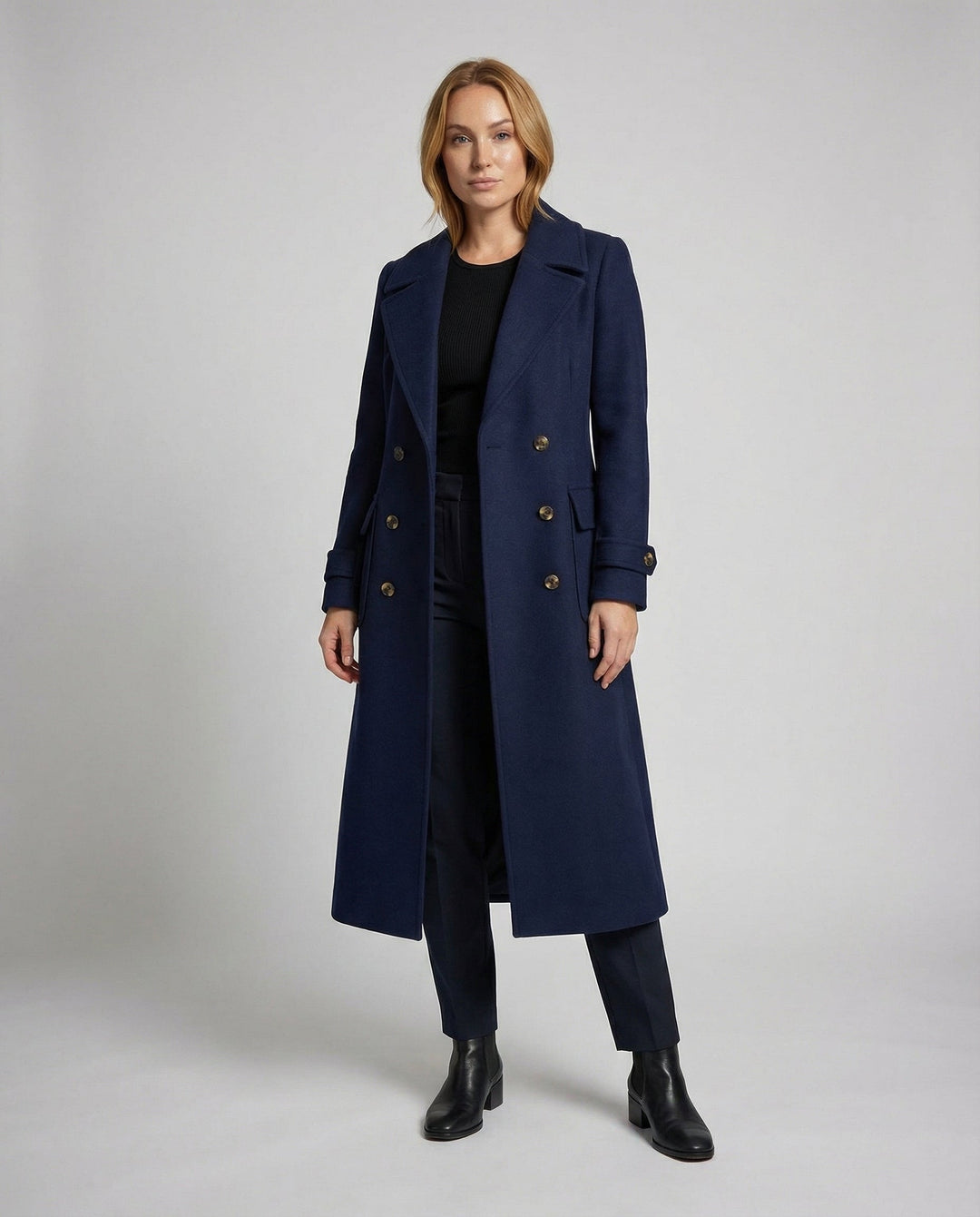 Eleganter Wollmantel Damen