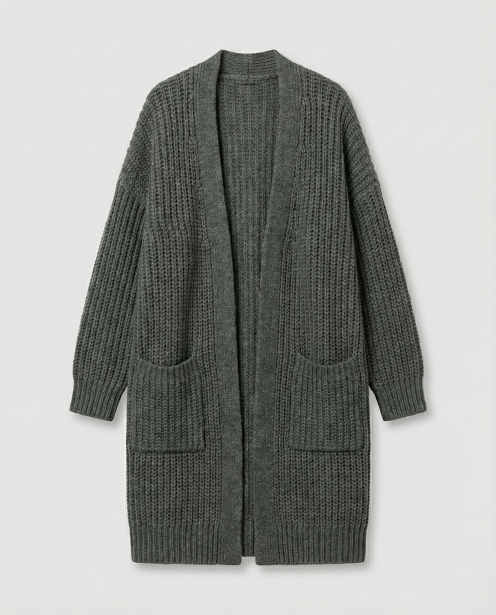 Oversized Strickmantel Damen