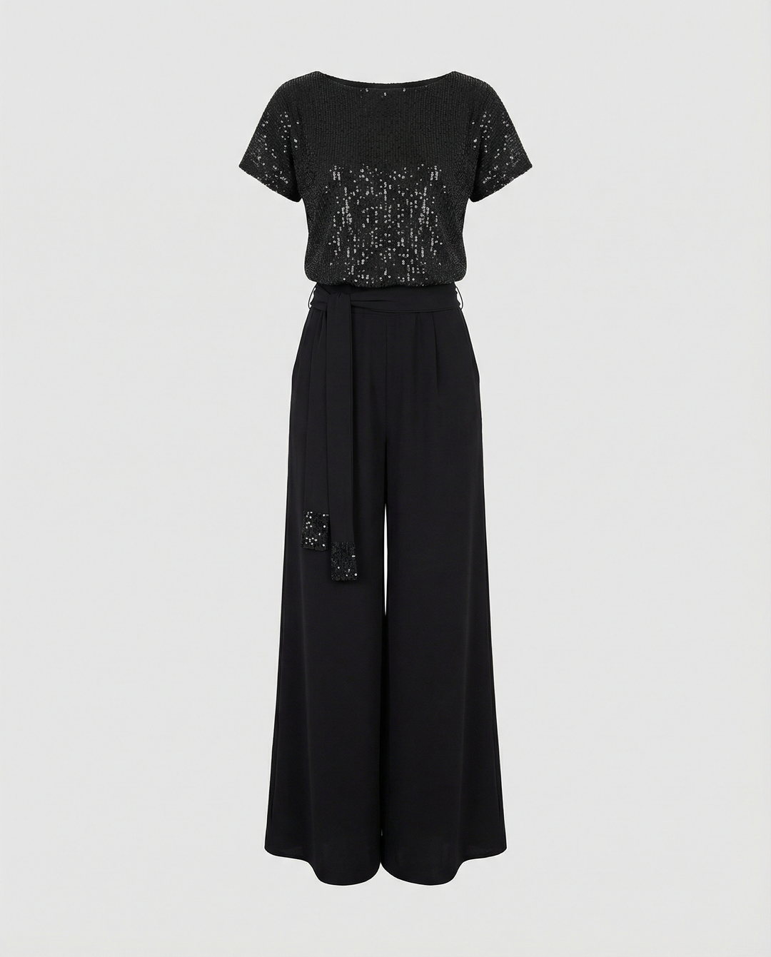 Glitzer Jumpsuit Damen Elegant