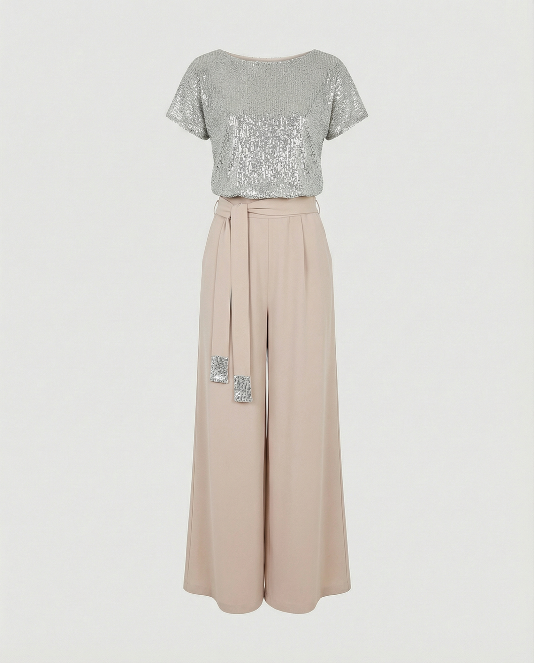 Glitzer Jumpsuit Damen Elegant
