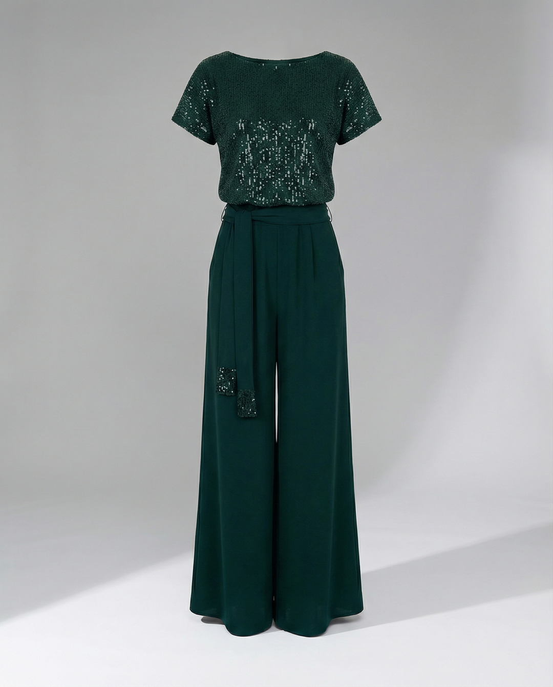 Glitzer Jumpsuit Damen Elegant
