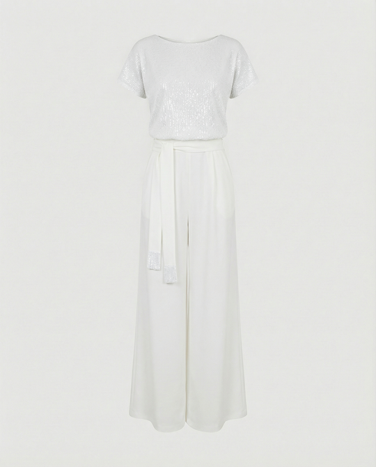Glitzer Jumpsuit Damen Elegant
