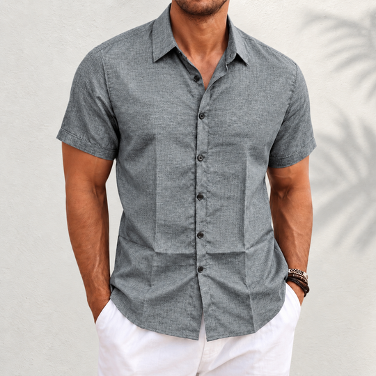 Nord Taschen | Herren Leinenhemd