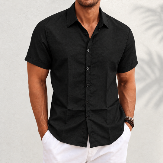 Nord Taschen | Herren Leinenhemd