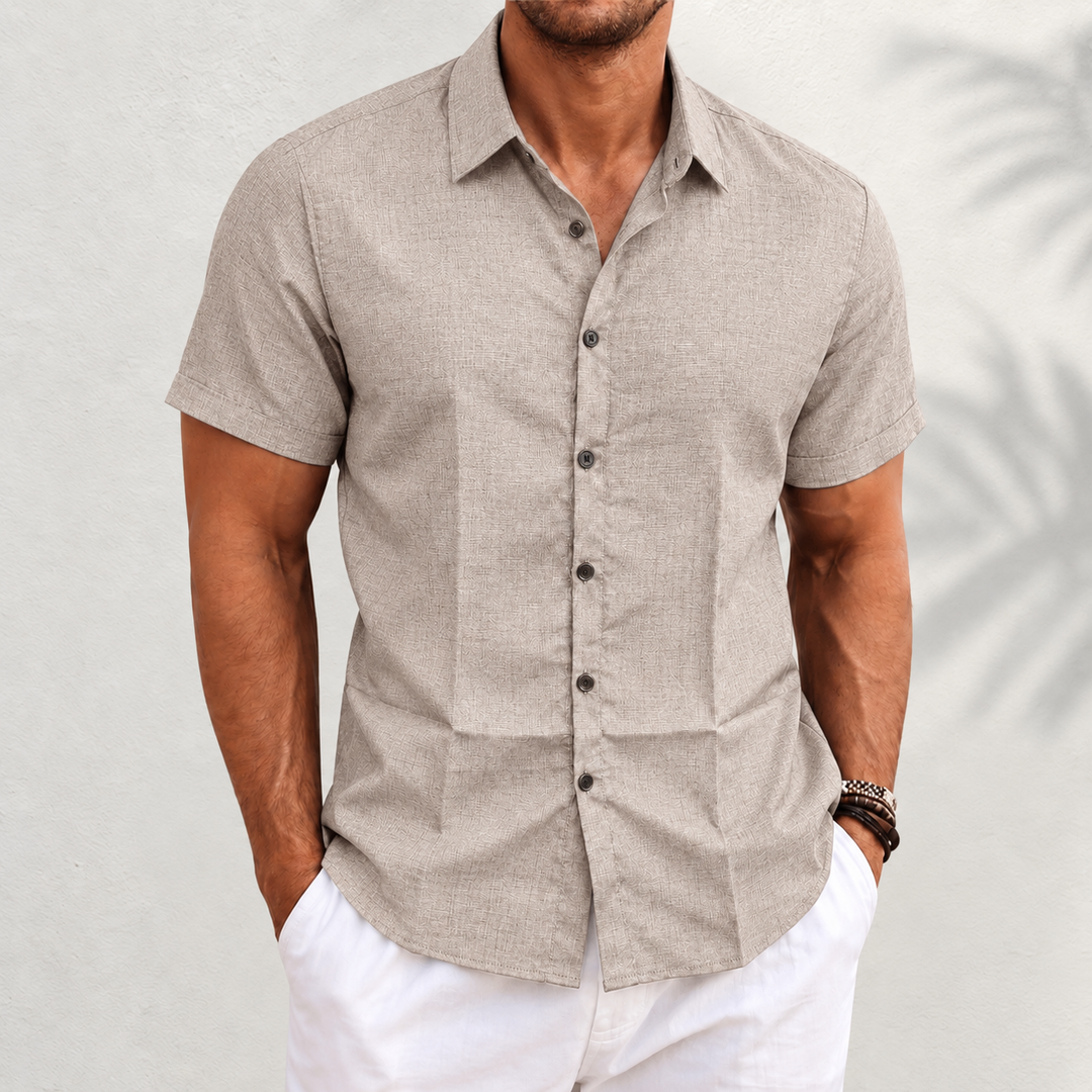 Nord Taschen | Herren Leinenhemd