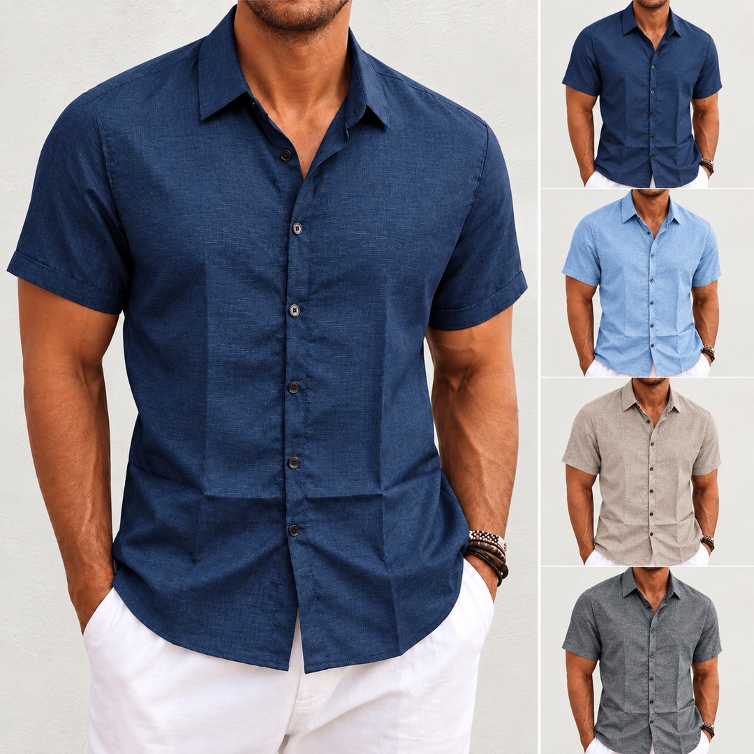 Nord Taschen | Herren Leinenhemd
