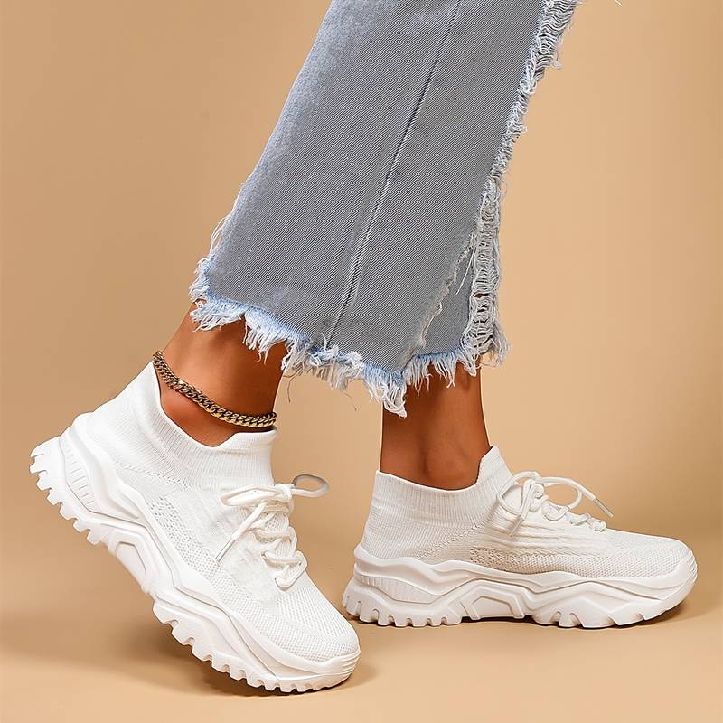 Orthopädische Sportschuhe | Chunky | Mesh | Slip-on Sneaker | Sportschuhe für Frauen