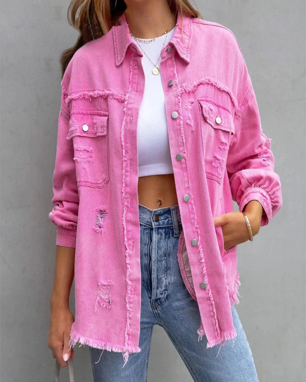 Nord Taschen | Zerrissene Jeansjacke