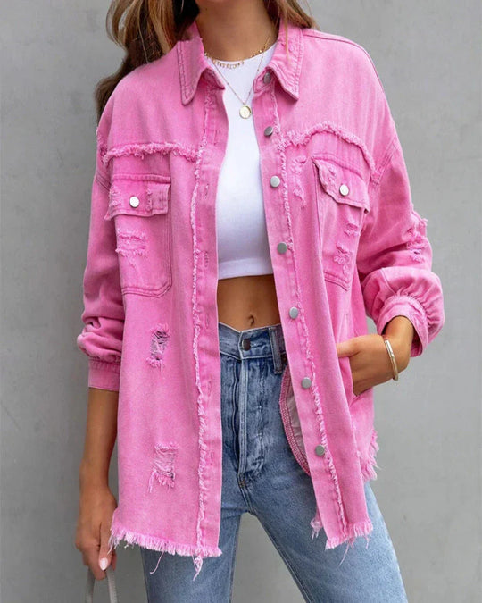 Torn Denimjacke