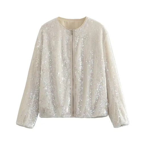 Glänzende Couture-Jacke