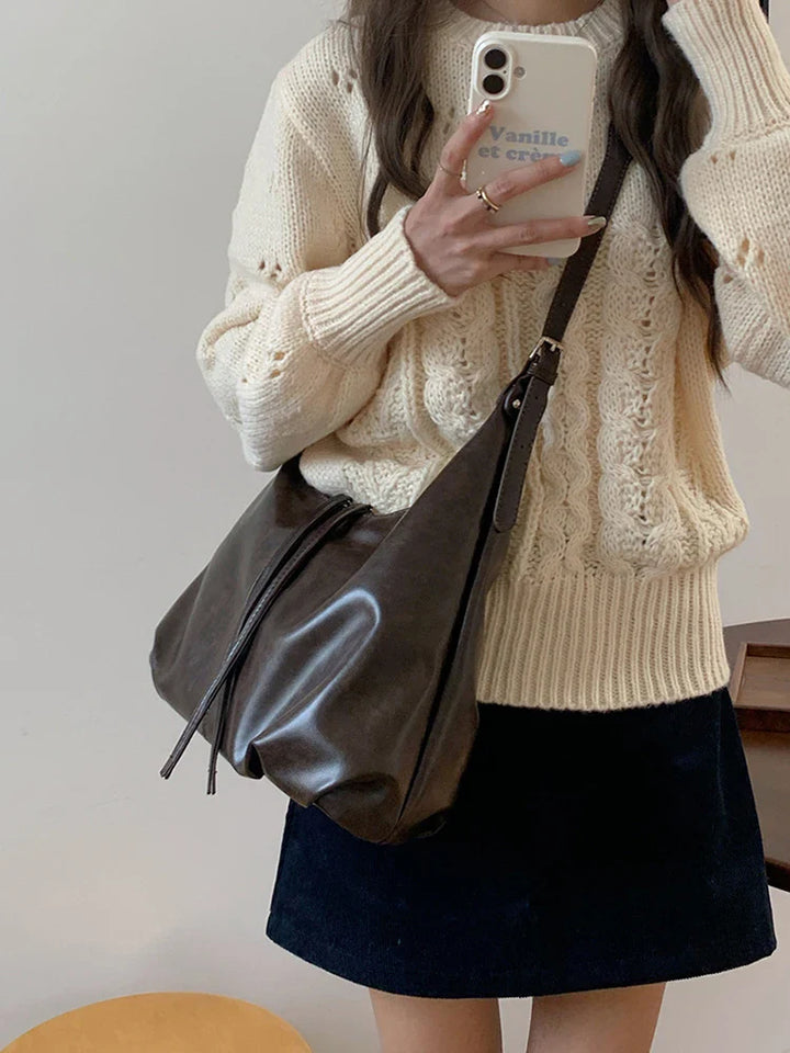 Nord Taschen | Damen Schultertasche mit Hobo-Form