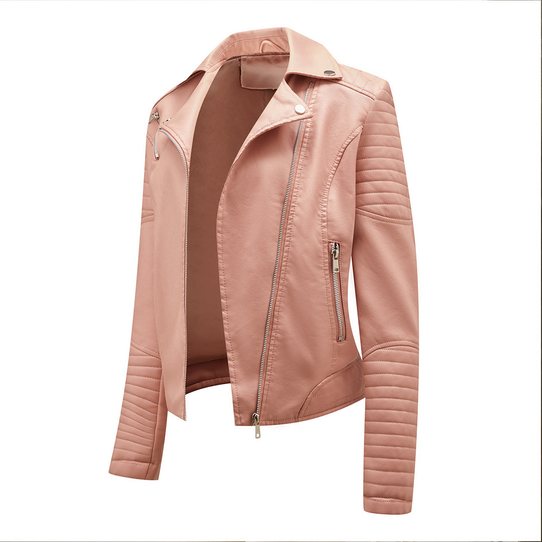 Elegante Lederjacke für Frauen