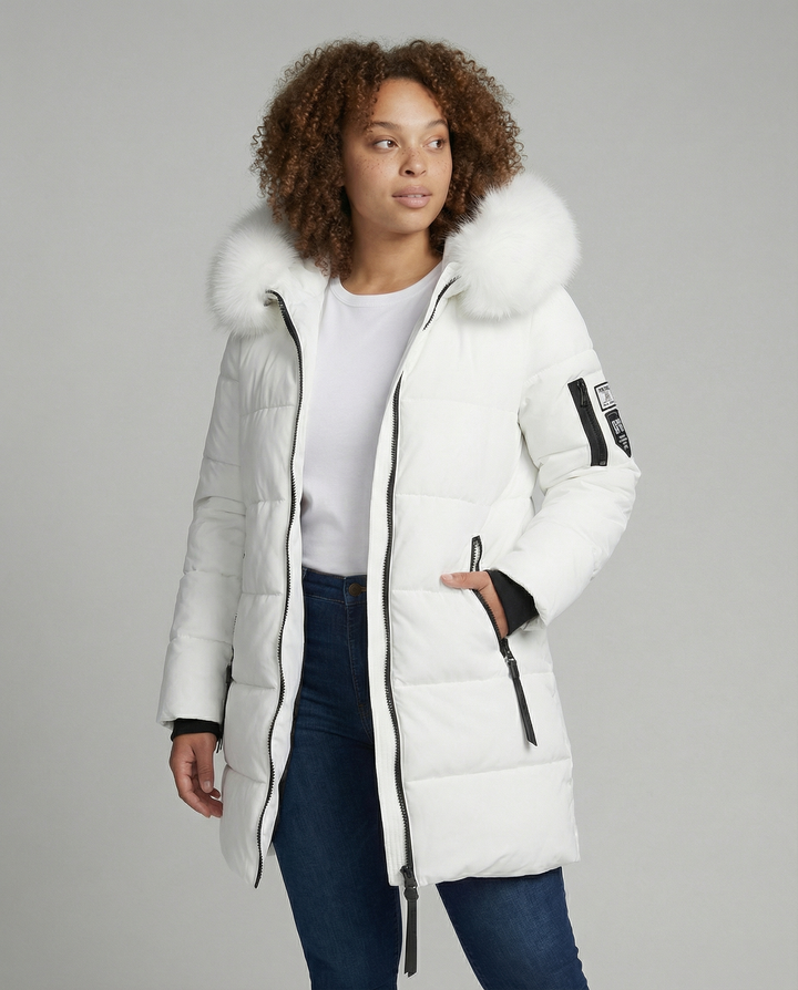 Bequeme Winddichte Winterjacke Damen