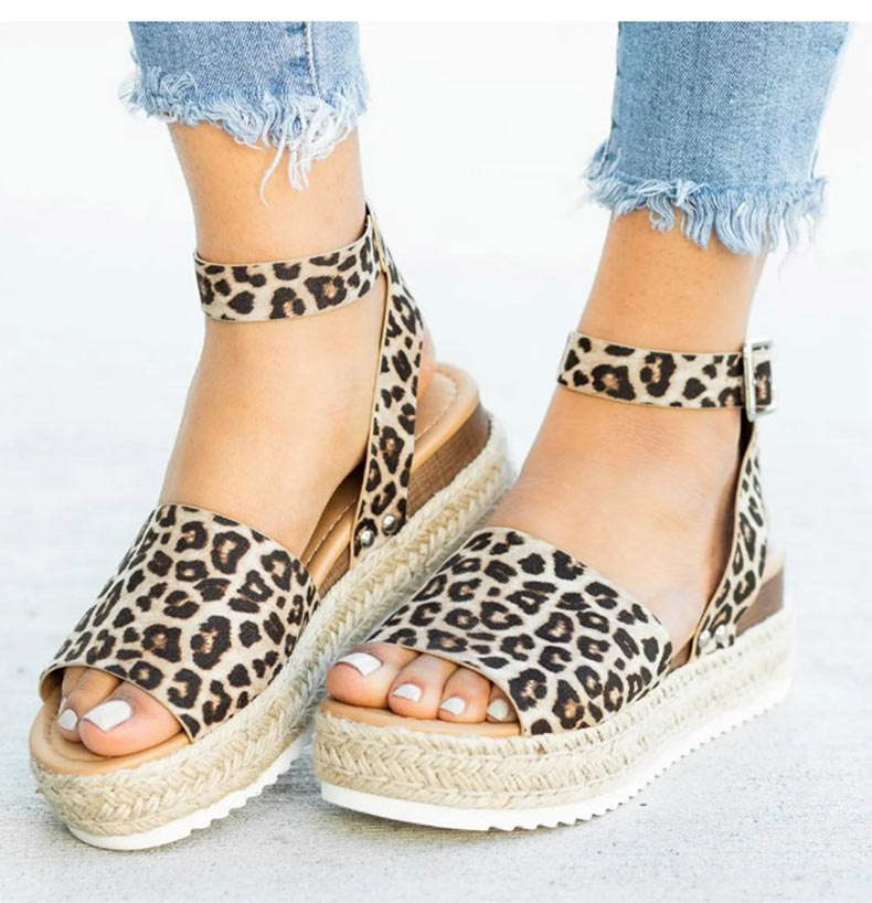 Sandalen Damen Knöchelriemen Espadrille Schuhe für Den Sommer